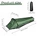 Jorzer One Man Tent, Breathable 1 Person Tent with Fine Mesh, Portable Backpacking Tents with Carry Bag Ultralight & Waterproof for Hiking Camping Mountaineering Fishing Travel Sporting_Goods..