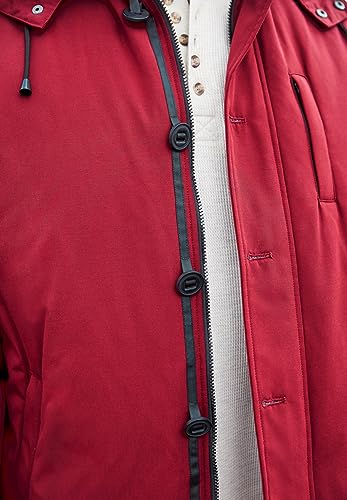 KingSize Men's Big & Tall Arctic Down Parka With Detachable Hood And Insulated Cuffs4