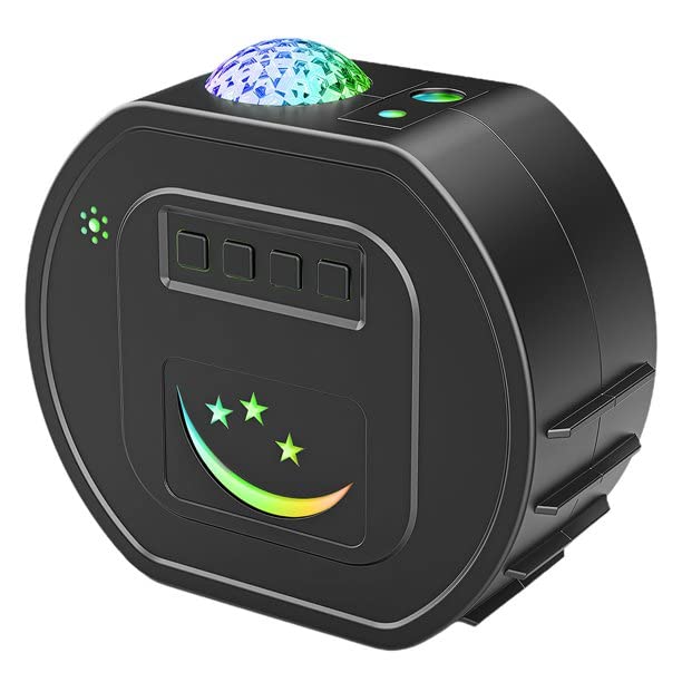 AMERTEER 5-in-1 Bluetooth Speaker Music Christmas Night light Projector,10 Light Modes Starry Star Projector For Game Rooms Home Theatre Remote Control