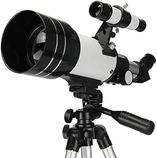 Sicunang Astronomy Telescope Kids Beginners Adults, 70mm Aperture 300mm Astronomical Refractor Telescope BAK4 Prism FMC Lens Telescope with Smartphone Mount and Tripod to Observe Moon