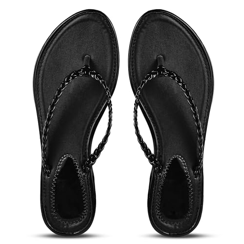 Image of JM LOOKS Women's Casual All Day Flat Slippers Comfortable Sole, Stylish Design, Ideal for Women & Girls
