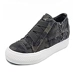 Blowfish Malibu Women's Play Fashion Sneaker, Grey, 6 UK