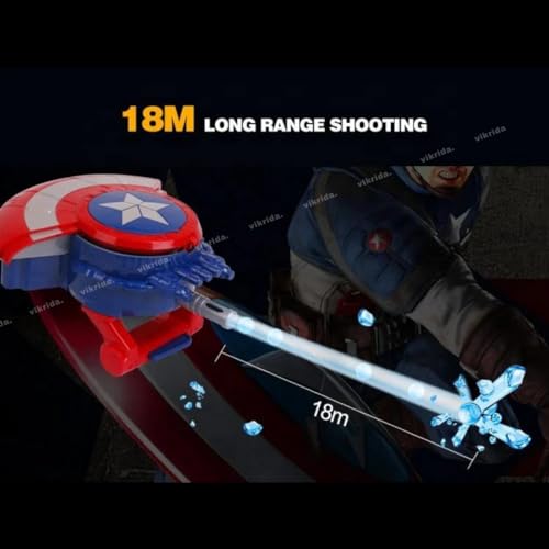 Image of Vikrida Small Balls Shield Toy for Outdoor Activities Shooting Time with Small Balls | Original Airsoft Gun Automatic | Red
