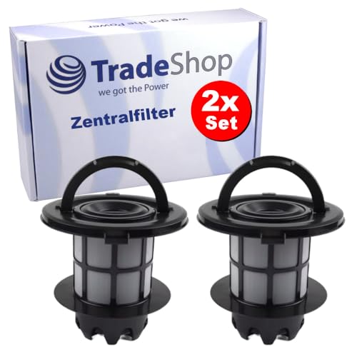 2x Trade-Shop Zentralfilter Zyklonfilter kompatibel mit Bosch BGS52230 BGS52242 BGS5225AU BGS5230E BGS5230S BGS5330 BGS5330A BGS5330S BGS5331 BGS5335