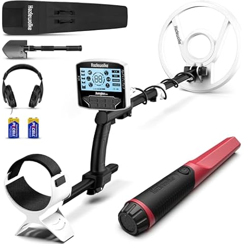 Jungler1031 Metal Detector with DS-1 Pinpointer(RED) Complete Set Cover