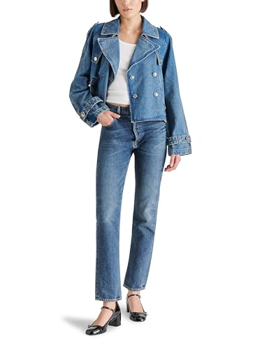 Manteau Steve Madden Sirus veste longue d'hiver pour femme mi-saison confortable