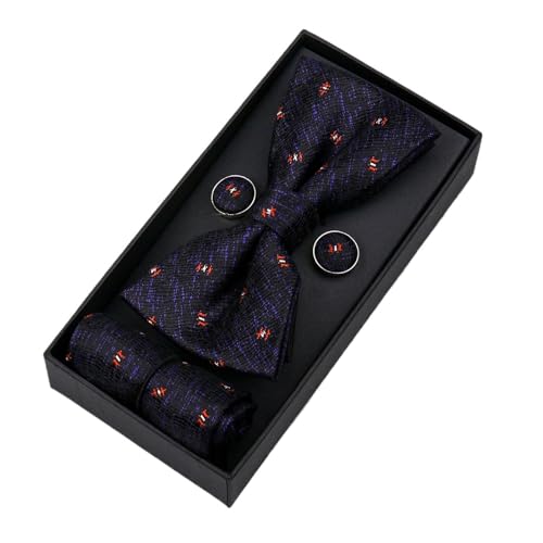 Noeud papillon pour hommes coffret d'affaires complet pour mariages et cérémonies officielles