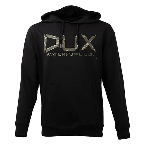 DUX Waterfowl Men's DUX Camo Logo Midweight Hoodie