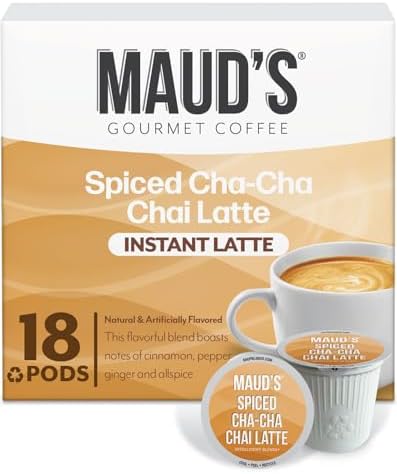Maud's Chai Tea Latte Pods, 18ct