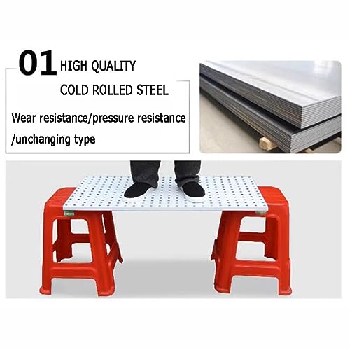 Panneau perforé mural bleu pour optimiser le rangement des petits outils - 4