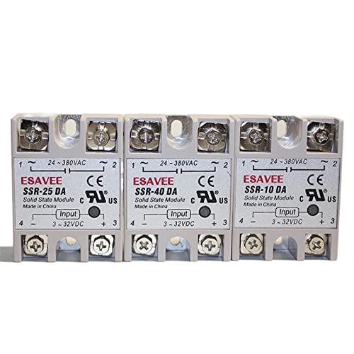 Relais semi-conducteur SSR-60DA monophasé pour armoire de régulation thermique AC