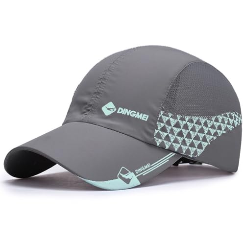 Image of Quick Dry Fit Baseball Cap - Water Repellent Sun Hat for Fishing, Running, Hiking, Golf, Surfing, Sailing, Boating