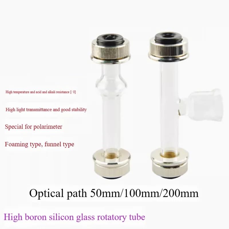 Beständiger optischer Tubus-Aktuator im Reagenzglas – Säure- und laugenbeständiger Trichter – Größen: 50/100/200 mm(Foaming 100mm)