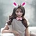 YAXAMING Halloween Pig Ears Headband Nose Bow Tie Tail Pink Pig Hair Hoops Bands Bowtie Animal Headpiece Hairband Women Christmas Holiday Festival Parade Cosplay Dress Up Birthday Party Accessories