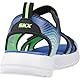 Skechers Babyjungen Microspec-Splash Flache Sandale, Black