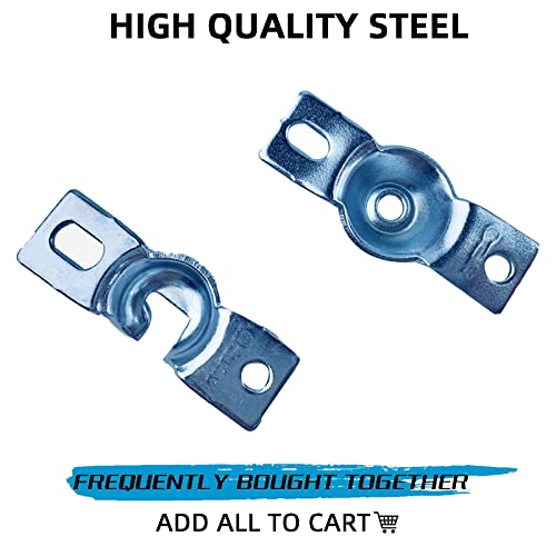 Kowibcl 2Pcs Roller Window Shade Inside Mount Brackets With Screws,Curtain Rod Holder, Zinc #TOP4