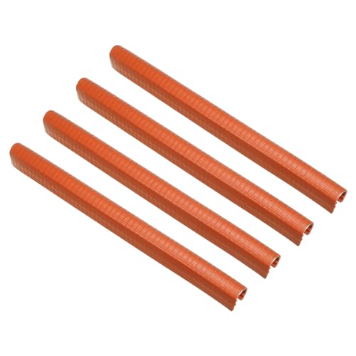 PATIKIL 11.8 Inch Skateboard Deck Guards Protector, 4 Pack Skate Deck Edge Protection Skateboard Protective Gear, Orange