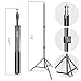 EMART 33 inch Reflective Photography Umbrella,Studio Camera Photographic Props with Adjustable Light Stand,Flash Diffuser for Speedlight(4 Pack)