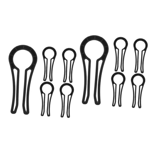 ULDIGI 2sets Stove Knob Locks Gas Stove Safety Knob Covers Childproof Lock for Kitchen Safety Guard 5pcs*2