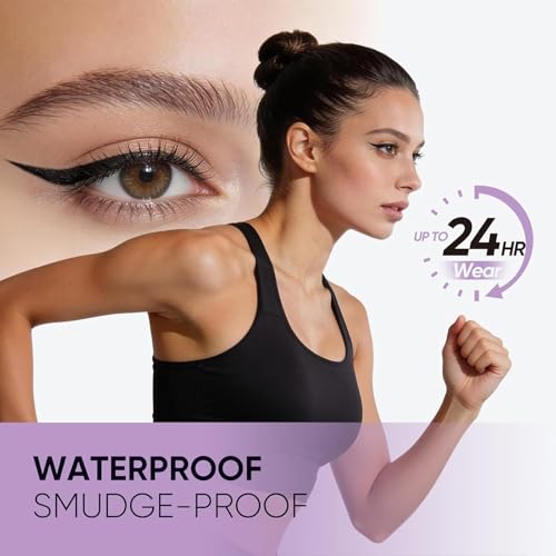 Set de Eyeliner con Sello Rotatorio, Líquido Negro miniatura 7