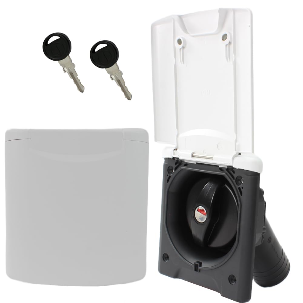 Abschließbarer Tankdeckel Mit 2 Schlüsseln - Für Wohnmobil, Boot & Wohnwagen