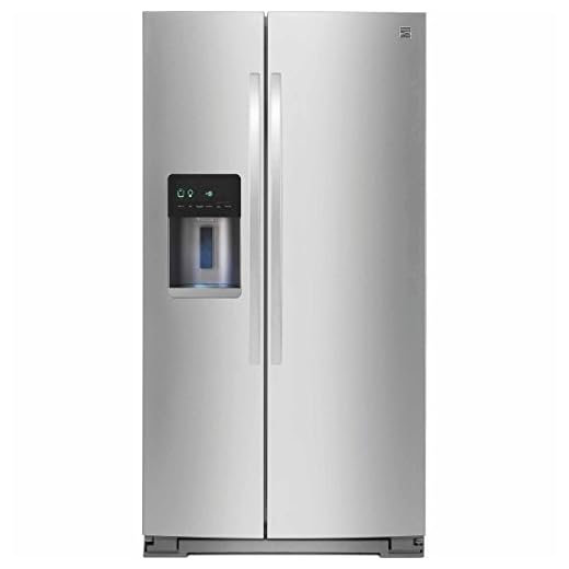 Kenmore 35.5" Counter-Depth Refrigerator with 20.6 Cubic Ft. Total Capacity, Stainless Steel