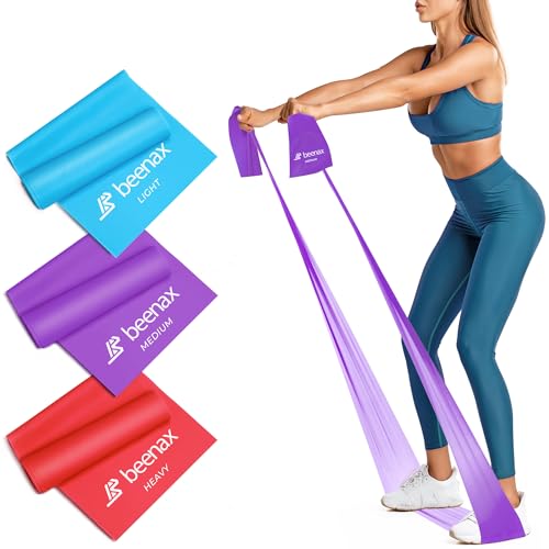 Beenax Resistance Band For Men & Women - Exercise Band to Build Muscle, Flexibility, Strength for Pilates, Yoga, Rehab, Stretching, Fitness, Gym, Physio, Strength Training and Workout Beenax Resistance Band For Men & Women - Exercise Band to Build Muscle, Flexibility, Strength for Pilates, Yoga, Rehab, Stretching, Fitness, Gym, Physio, Strength Training and Workout