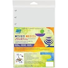 Grafix Mixed Media Journal Assorted Films 6"x9", Pack of 12 Sheets