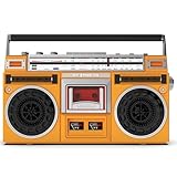 【Fonctions complètes du lecteur de cassettes】Commandes de lecture complètes, y compris les fonctions lecture, arrêt, pause, enregistrement avant et éjection pour un fonctionnement authentique de cassette