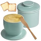 Matériaux de haute qualité : Notre beurrier français est fabriqué en porcelaine de haute qualité, résistante aux rayures, brillante, hygiénique et sûre. Vous n'avez donc pas à craindre la migration de substances nocives dans vos aliments.