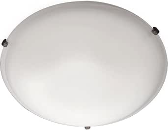 Maxim Malaga-4 Light Flush Mount in Transitional style-20 Inches Wide by 6 inches high-Oil Rubbed Bronze Finish-Frosted Glass
