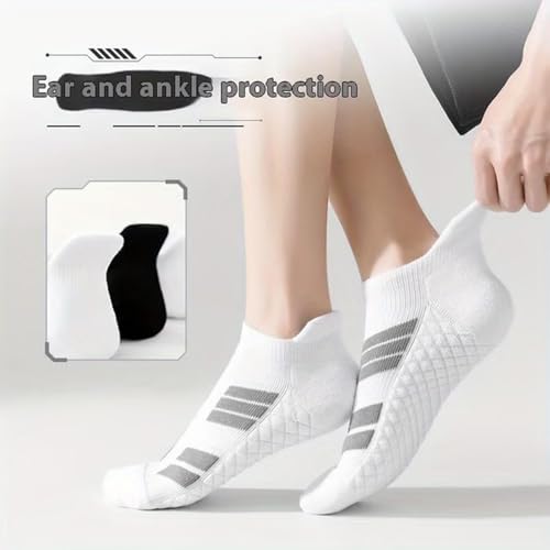 Upliftjoys Unisex Low-Cut No-Show Sports Socks – 5/10/15 Pairs | Breathable, Cushioned, Anti-Slip Athletic Ankle Socks4