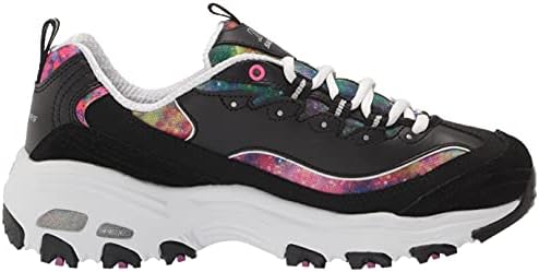 Skechers Women's D'Lites-Galaxy Fantasy Sneaker, BKMT, 9 | Image 5