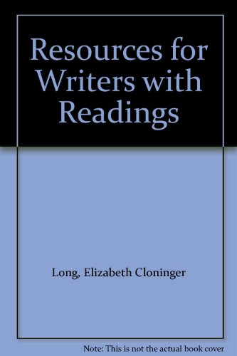 Resources for Writers with Readings 0321172310 Book Cover