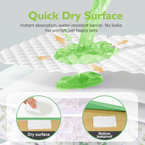 Image of Dog Pee Pads Extra Large 36 inch x 28 inch , 40 Count Puppy Pads, Doggy Pads｜Disposable Training Pads, Super Absorbent & Leak-Proof & Quick Drying Potty Pads