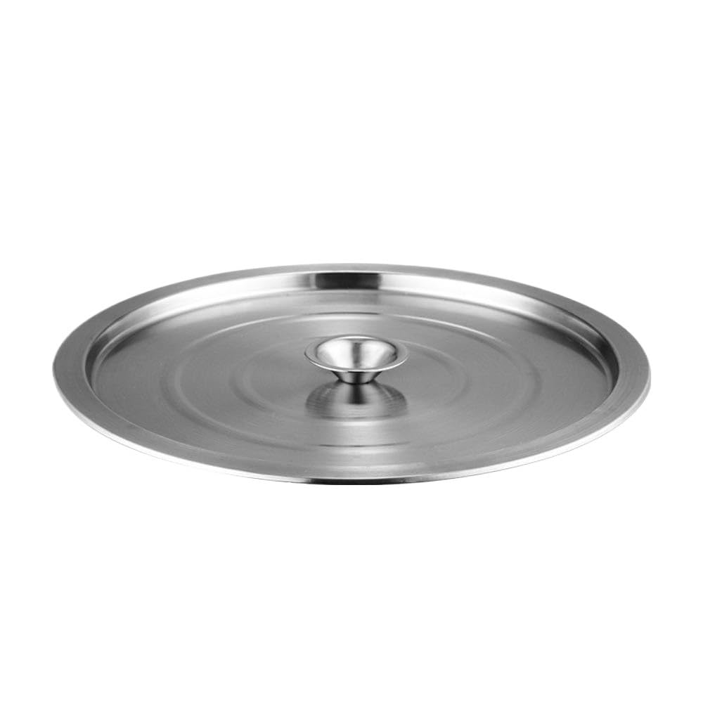Ayxamo 30Cm Universal Lid For Pots Pan, Frying Pan Lid 2Pcs 20-40Cm Stainless Steel Pot Lids Universal Cookware Lid Reusable Frying Pan Metal Lid Bowl Cover Restaurant Kitchenware(30Cm)