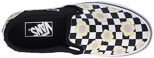 Vans Vans Women's Asher Trainers Sneaker, Chroma Blur Multi White, 6.5