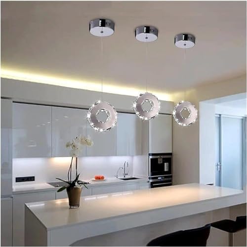 Lámpara colgante circular LED para un comedor moderno y elegante