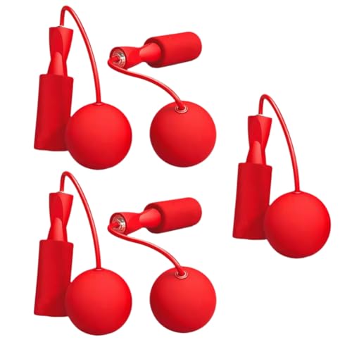 Cuerda de saltar inalámbrica con peso color rojo ideal para fitness