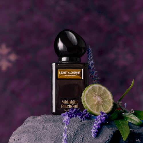 Secret Alchemist Midnight Patchouli Clean Perfume Parfum 50ml | 25% Concentration, 8+ Hour Long Lasting Woody Perfume for Men & Women | Warm Patchouli, Bergamot & Lavender Perfume | Signature Alchemy - view 4