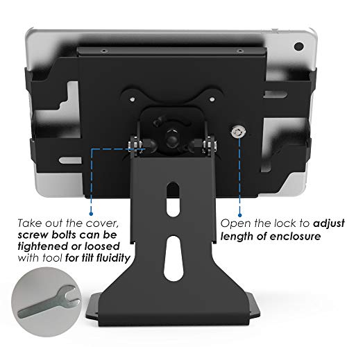 Beelta Swivel Ipad Stand For 10.2 Ipad 5 6 7 8 9 Ipad Mini Air Ipad Pro 9.7/ 12.9/ 10.5, Tablets (6.69-10 Inch), Key Lock, Black, Bsc401B #TOP4