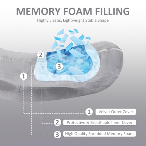 Chilling Home J Shape Pregnancy Pillow