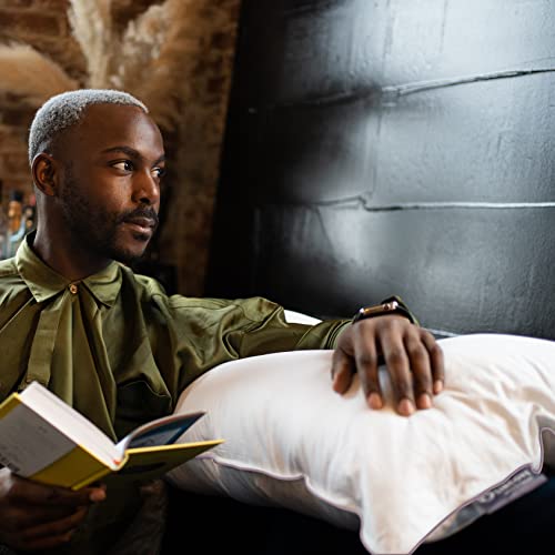 Lincove 100% Cotton Sateen Pillow Protector Cover - Zipper Pillow Covers - 500 Thread Count Luxury Cotton - Zippered Dust Pillow Protectors Bed Pillow Case, King, 20”X36” #TOP4