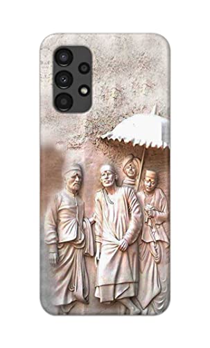 Image of Printed Hard Back Cover Case for Samsung Galaxy A13 4G Back Cover (Sai Baba) -1803