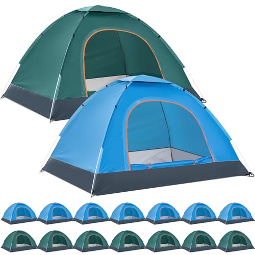 Woanger 16 Pack Bulk 2-3 Person Camping Tents for Homeless