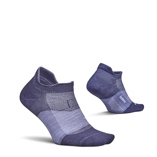 Image of Feetures Merino 10 Max Cushion No Show Tab Ankle Socks - Wool Socks for Women & Men - (1 Pair)