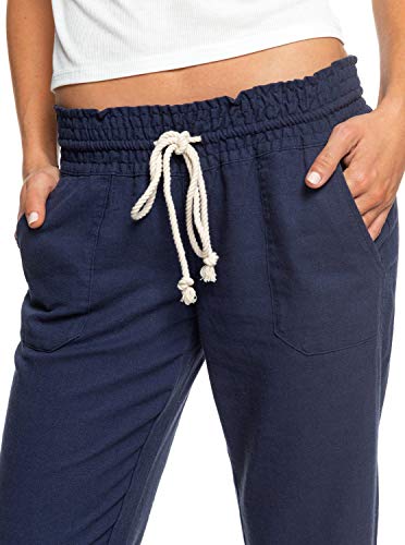 Roxy Women's Oceanside Pant, Mood Indigo, XS