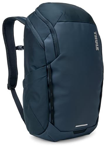 Image of Thule Chasm 26L Backpack,Durable Water-Resistant Recycled Materials,Mesh Pockets Organization, Side Zipper Easy Access