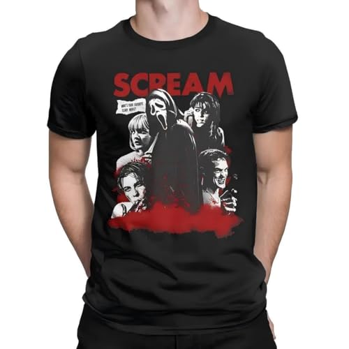 DCBhrfr43 all Seasons Screams Ghostfaces Horror Movie T Shirt