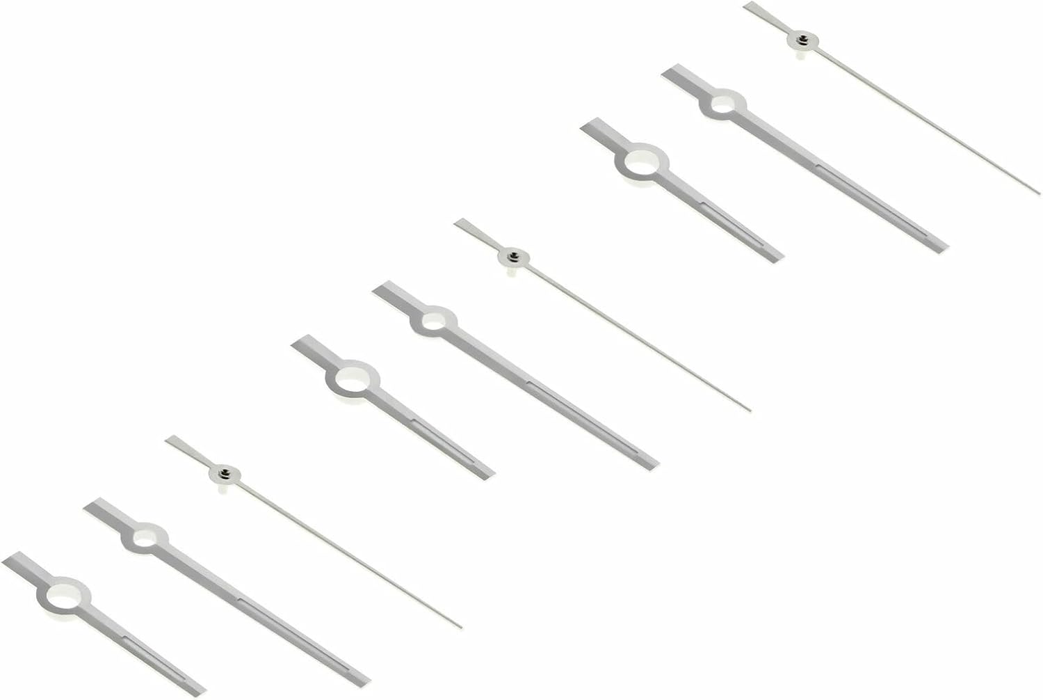 Ewatchparts 3 Set Watch Hand Stick Compatible With Movement ETA 2824-2 2834-2 2836-2 2846 Silver Swiss